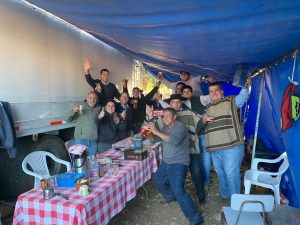 Celebración tras clasificar a Rancagua en el Repechaje de Osorno